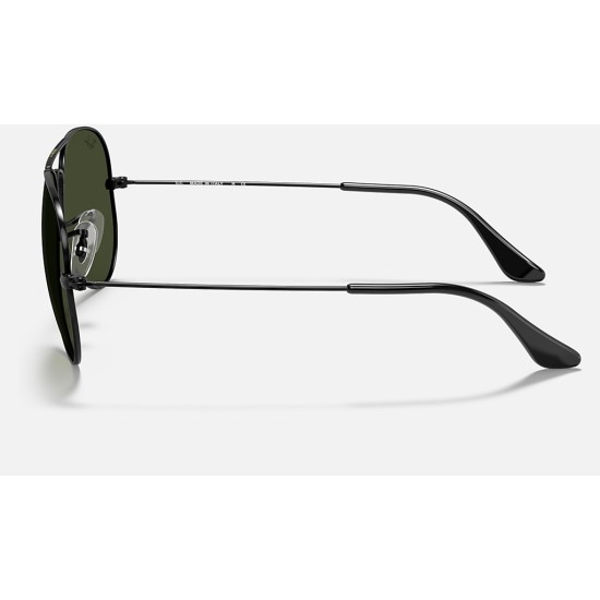 AVIATOR CLASSIC
Lenses: Green Classic G-15  +  Frame: Black