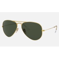 AVIATOR | AVIATION COLLECTION
Lenses: Green Classic G-15  +  Frame: Gold