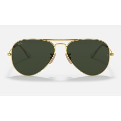 AVIATOR | AVIATION COLLECTION
Lenses: Green Classic G-15  +  Frame: Gold