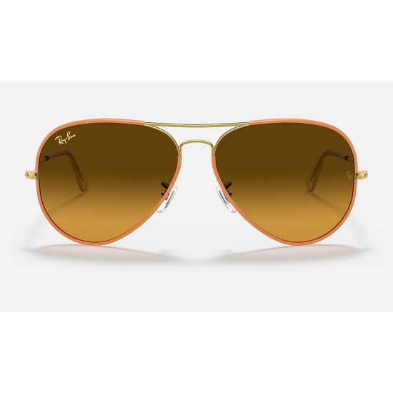 AVIATOR FULL COLOR LEGEND
Lenses: Orange/Brown Gradient  +  Frame: Yellow
