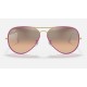 AVIATOR FULL COLOR LEGEND
Lenses: Silver/Pink Mirror  +  Frame: Violet