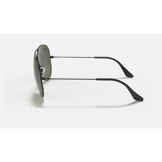 AVIATOR LARGE METAL II
Lenses: Green Classic  +  Frame: Black