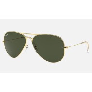AVIATOR LARGE METAL II
Lenses: G-15 Green Classic  +  Frame: Gold