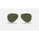 AVIATOR LARGE METAL II
Lenses: G-15 Green Classic  +  Frame: Gold