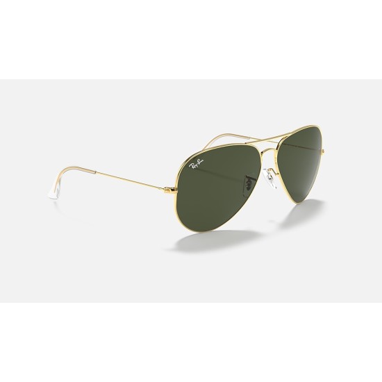 AVIATOR LARGE METAL II
Lenses: G-15 Green Classic  +  Frame: Gold