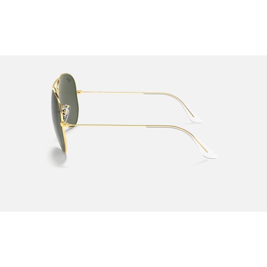 AVIATOR LARGE METAL II
Lenses: G-15 Green Classic  +  Frame: Gold