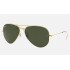 AVIATOR LARGE METAL II
Lenses: G-15 Green Classic  +  Frame: Gold