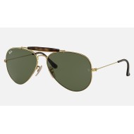 OUTDOORSMAN HAVANA COLLECTION
Lenses: Green Classic G-15  +  Frame: Gold