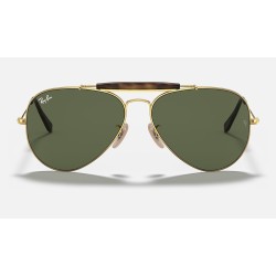 OUTDOORSMAN HAVANA COLLECTION
Lenses: Green Classic G-15  +  Frame: Gold