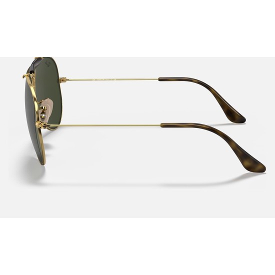 OUTDOORSMAN HAVANA COLLECTION
Lenses: Green Classic G-15  +  Frame: Gold