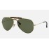 OUTDOORSMAN HAVANA COLLECTION
Lenses: Green Classic G-15  +  Frame: Gold