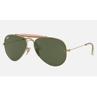 OUTDOORSMAN II
Lenses: Green Classic G-15  +  Frame: Gold