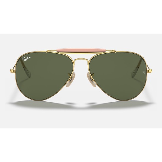 OUTDOORSMAN II
Lenses: Green Classic G-15  +  Frame: Gold