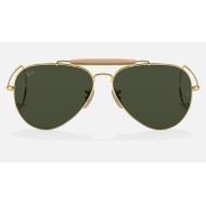 OUTDOORSMAN | AVIATION COLLECTIONLenses: Green Classic G-15  +  Frame: Gold