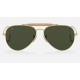 OUTDOORSMAN | AVIATION COLLECTIONLenses: Green Classic G-15  +  Frame: Gold