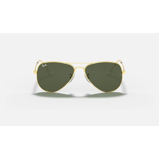 AVIATOR EXTRA SMALL
Lenses: Green Classic  +  Frame: Gold