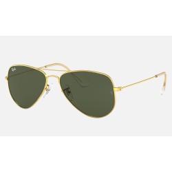 AVIATOR EXTRA SMALL
Lenses: Green Classic  +  Frame: Gold
