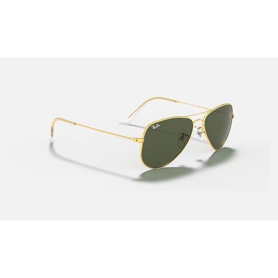 AVIATOR EXTRA SMALL
Lenses: Green Classic  +  Frame: Gold