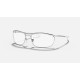 OLYMPIAN I DELUXE BLUE-LIGHT CLEAR EVOLVE
Lenses: Grey Clear Photocromic with Blue-Light Filter  +  Frame: Silver