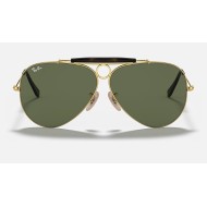 SHOOTER HAVANA COLLECTION
Lenses: Green Classic G-15  +  Frame: Gold