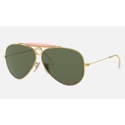 SHOOTER | AVIATION COLLECTION
Lenses: Green Classic G-15  +  Frame: Gold