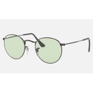 ROUND SOLID EVOLVE
Lenses: Green/Blue Photochromic Classic  +  Frame: Gunmetal
