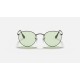 ROUND SOLID EVOLVE
Lenses: Green/Blue Photochromic Classic  +  Frame: Gunmetal