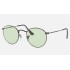 ROUND SOLID EVOLVE
Lenses: Green/Blue Photochromic Classic  +  Frame: Gunmetal
