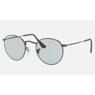 ROUND SOLID EVOLVE
Lenses: Light Blue/Dark Violet Classic  +  Frame: Gunmetal