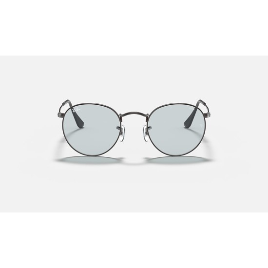 ROUND SOLID EVOLVE
Lenses: Light Blue/Dark Violet Classic  +  Frame: Gunmetal
