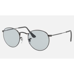ROUND SOLID EVOLVE
Lenses: Light Blue/Dark Violet Classic  +  Frame: Gunmetal