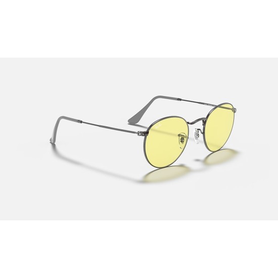 ROUND SOLID EVOLVE
Lenses: Yellow/Red Photochromic Classic  +  Frame: Gunmetal