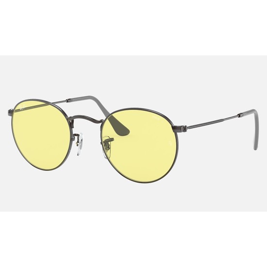 ROUND SOLID EVOLVE
Lenses: Yellow/Red Photochromic Classic  +  Frame: Gunmetal