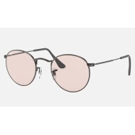 ROUND SOLID EVOLVE
Lenses: Pink Photochromic Classic  +  Frame: Gunmetal