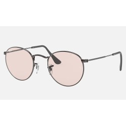 ROUND SOLID EVOLVE
Lenses: Pink Photochromic Classic  +  Frame: Gunmetal