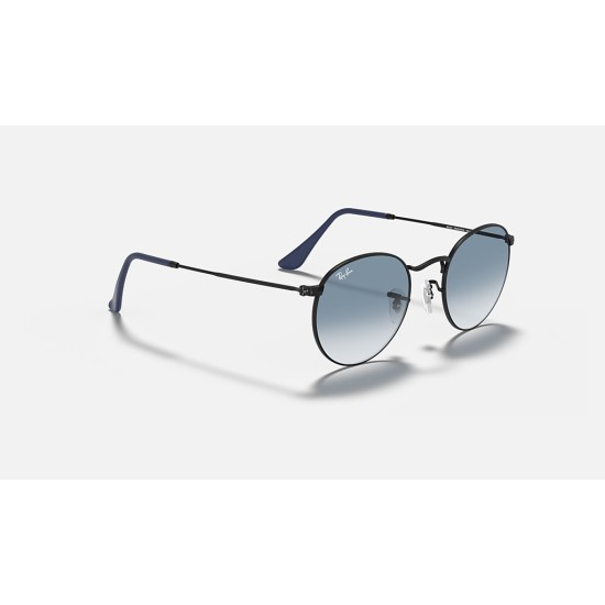 ROUND METAL
Lenses: Light Blue Gradient  +  Frame: Black