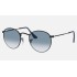 ROUND METAL
Lenses: Light Blue Gradient  +  Frame: Black