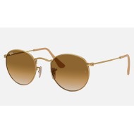 ROUND METAL
Lenses: Light Brown Gradient  +  Frame: Gold