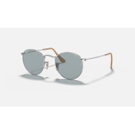 ROUND WASHED EVOLVE
Lenses: Blue Photochromic Classic  +  Frame: Silver