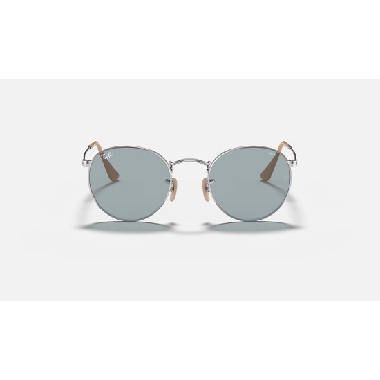 ROUND WASHED EVOLVE
Lenses: Blue Photochromic Classic  +  Frame: Silver