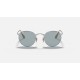 ROUND WASHED EVOLVE
Lenses: Blue Photochromic Classic  +  Frame: Silver