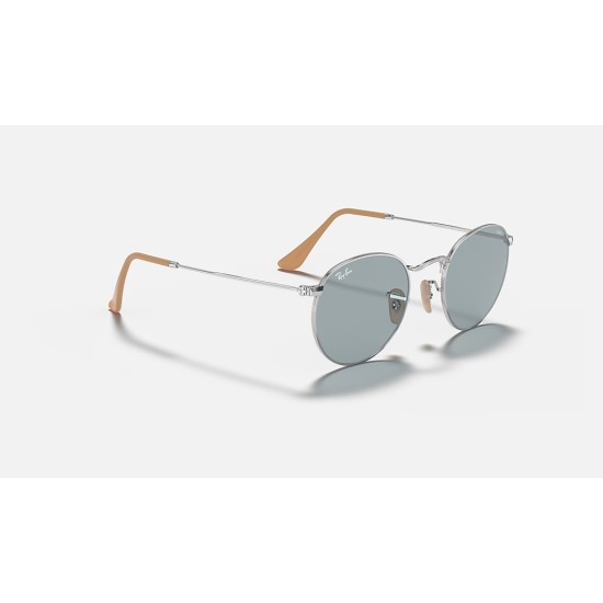 ROUND WASHED EVOLVE
Lenses: Blue Photochromic Classic  +  Frame: Silver