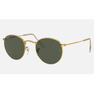ROUND METAL LEGEND GOLD
Lenses: Green G-15 Classic  +  Frame: Gold