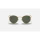 ROUND METAL LEGEND GOLD
Lenses: Green G-15 Classic  +  Frame: Gold
