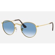 ROUND METAL @COLLECTION
Lenses: Light Blue Gradient  +  Frame: Gold