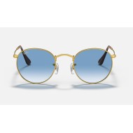 ROUND METAL @COLLECTION
Lenses: Light Blue Gradient  +  Frame: Gold