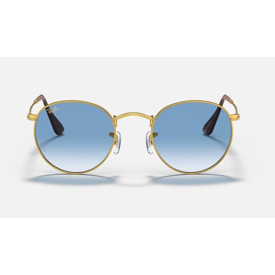 ROUND METAL @COLLECTION
Lenses: Light Blue Gradient  +  Frame: Gold