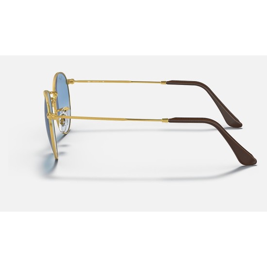 ROUND METAL @COLLECTION
Lenses: Light Blue Gradient  +  Frame: Gold