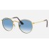 ROUND METAL @COLLECTION
Lenses: Light Blue Gradient  +  Frame: Gold