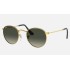 ROUND METAL @COLLECTION
Lenses: Grey Gradient  +  Frame: Gold